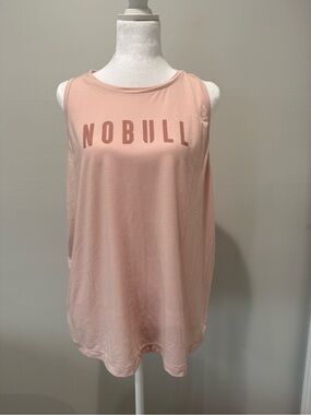 NOBULL Dusty Pink Women's Muscle Tank. Size L
